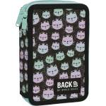 BackUP - Пълен несесер с 2 ципа 5 DW 06 Rainbow Cat