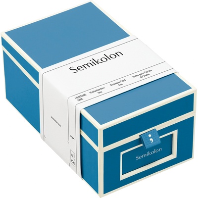 Semikolon Кутия за визитни картички Die Kante синя (364114)