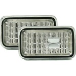  Кристални мигачи за калник за Golf 2 / Audi 80 / 100 - хром (SV05D)