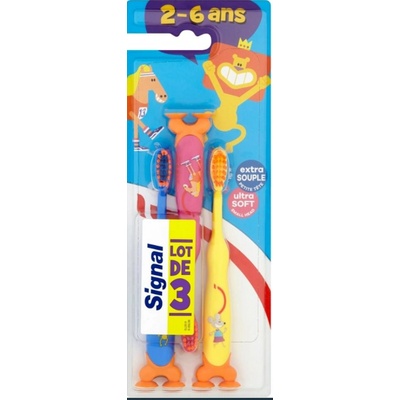 Signal Kids zubní kartáček pro děti měkký 3 kusy