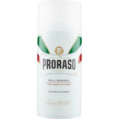 PRORASO Shaving Foam Sensitive Green Tea Пяна за бръснене мъжки 300ml