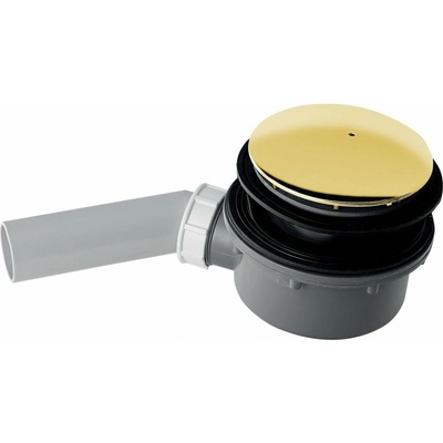 Kerasan Retro kúpeľňový sifón s otvorom 90 mm, zlatý 905691