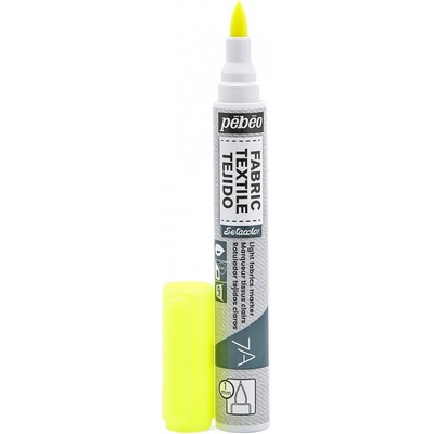 Pébéo 7A Markers Light Fabric fix pre textil 1 mm 71 fluorescent yellow