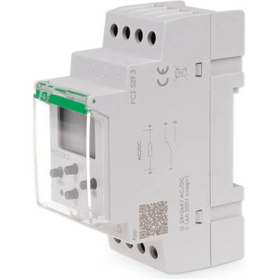 PCZ-529 - Ročné spínacie hodiny, 230V, 16A, 1x NO/NC