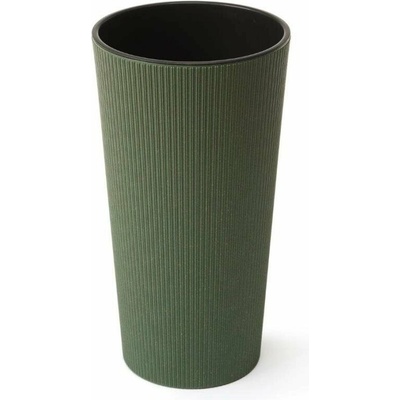 LAMELA, kvetináč LILIA ECO JUMPER prúžok 19 x 36,4 cm, zelený