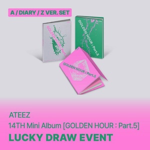 Daniel Shopping s. r. o Ateez: Golden Hour: Part. 5 (SET With Sound Wave Lucky Draw Benefit) - 3CD (095891)