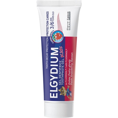 ELGYDIUM Kids Паста за зъби, ягода, 3-6 години, 50 ml