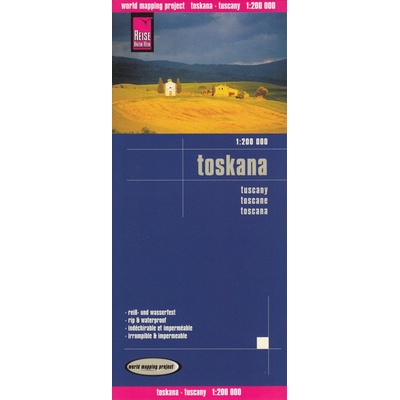 Toskánsko (Tuscany) 1.200t mapa RKH