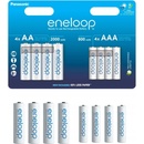 Nabíjacie batérie Panasonic Eneloop AA 2000mAh 4ks, AAA 800mAh 4ks BK-KJMCDE44E