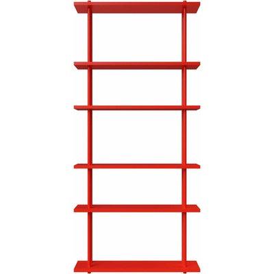 Fogia Policová sestava Bond, 1x6, Red / Podlahová / stropní