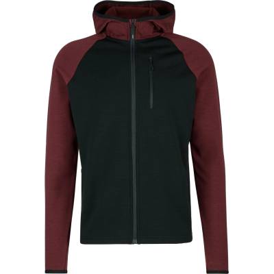 Stoic Мъжко вълнено яке Stoic MerinoFleece335 KuolpaSt. II Zip Hoody Merino hoodie - Pure Chocolate / Black - размер 4XL (005-6572-0517)