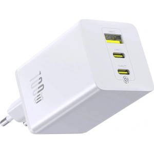 Baseus EnerFill FE11 зарядно устройство PD QC, 100W, бял (198967)