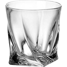 Bohemia Crystal Poháre na whisky Quadro 2K936 0 99A44 6 x 340 ml