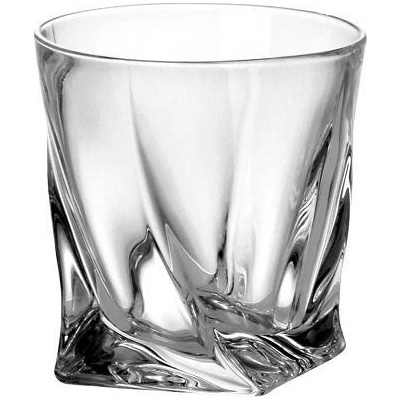 Bohemia Crystal Poháre na whisky Quadro 2K936 0 99A44 6 x 340 ml