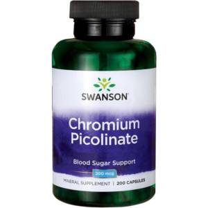 Swanson Chromium Picolinate 200 mcg [200 капсули]