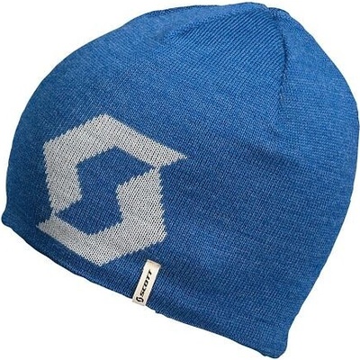 dětská pletená čepice Scott beanie Team 10 storm blue /light grey