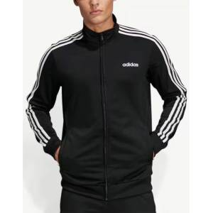 Adidas Essentials 3 Stripes Tricot Jacket Black - magazinko