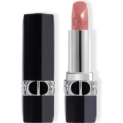 DIOR Rouge Dior dlouhotrvající rtěnka 100 Nude Look Satin 3,5 g – Zboží Mobilmania