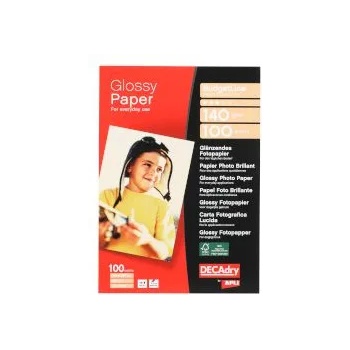 Decadry Фотохартия Photo Glossy A4 140г 100 листа