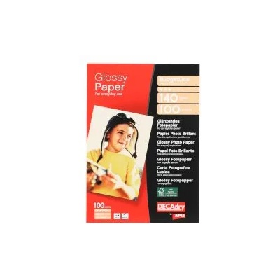 Decadry Фотохартия Photo Glossy A4 140г 100 листа