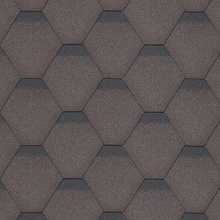 Shinglas Rock Hexagonal hnědá 3 m²