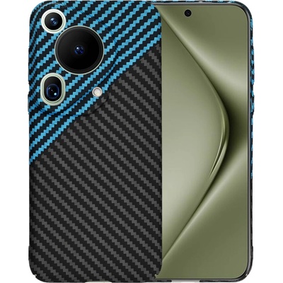 Techsuit Carbonite FiberShell puzdro pre Huawei Pura 70 Ultra – Blue Pulse
