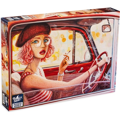 Black Sea Пъзел Black Sea от 1000 части - Розово момиче, Адриан Борда (BS22107)