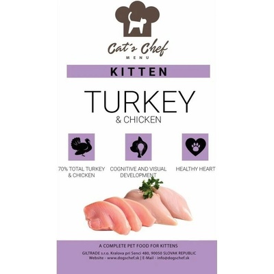 CAT’S CHEF Turkey & Chicken Kitten 0,3 kg