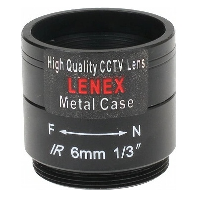 Lenex Megapixelový IR objektív F=1.2, 6mm