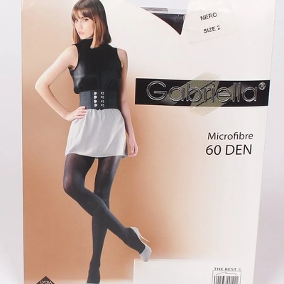 Микрофибърен чорапогащник в черен цвят - 60 den