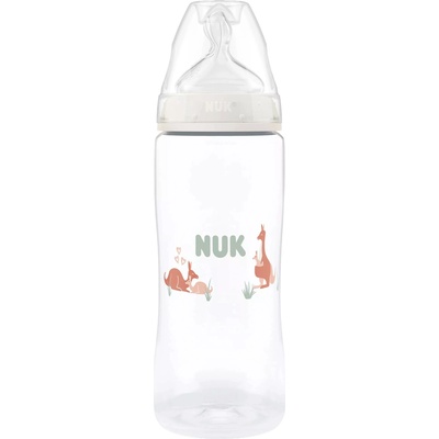 Nuk Бебешко шише NUK First Choice - TC, РР, 360 ml, размер XL, Кенгуру (10217004)