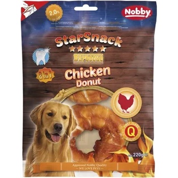 Image 1 of NOBBY Лакомство StarSnack 2в1 Barbecue Donut Chicken 220 гр / 2 бр - 10 см NOBBY Германия 50451