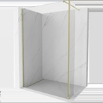 Mexen Kioto душ кабина Walk-in 140 x 30 cm, прозрачна, златна - 800-140-212-50-00-030 (800-140-212-50-00-030)