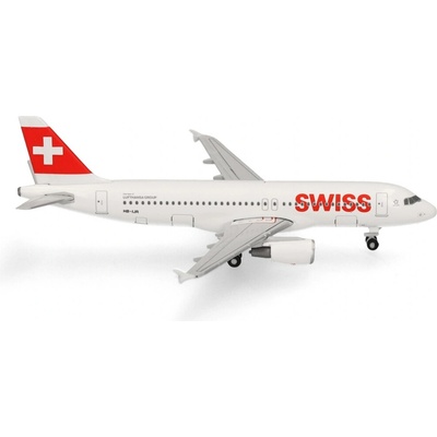 Herpa A320-214 Swiss International Air Lines 2010s Colors Named Avenches 1:500