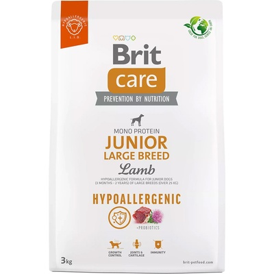 Brit Care Hypoallergenic Junior Large Breed Lamb 2 x 3 kg