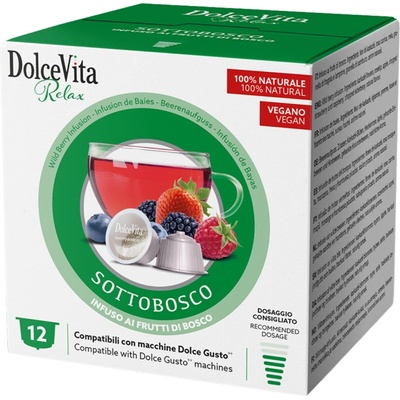 Dolce Vita bylinný čaj Lesná zmes do Dolce Gusto 12 kapsúl