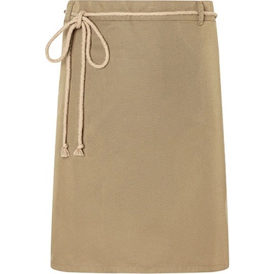 Karlowsky Gastro zástěra s laclem KY056 Pebble 70 x 85 cm