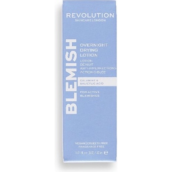 Revolution Beauty REVOLUTION Skincare Overnight Targeted Blemish Lotion Експресен почистващ лосион дамски 30ml