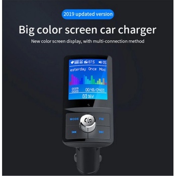 Image 1 of Smart Technology Автомобилен трансмитер Car Kit BC45, Bluetooth, USB зарядно, TFT цветен дисплей (Car Kit BC45)