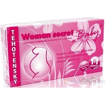 Woman Secret Baby tehotenský test kazetový 1+1 2 ks