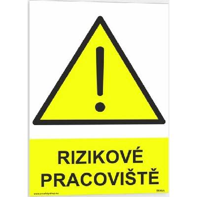 Traiva s.r.o Rizikové pracoviště Verze: Plast 210 x 297 mm (A4) tl. 0.5 mm - Kód: 00277