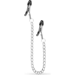 EASYTOYS Fetish колекция класически щипки за зърна с верига