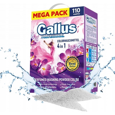 Gallus Profesional Color prací prášek 6,05 kg 110 PD – Zboží Mobilmania