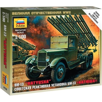 Zvezda Snap Kit BM-13 Kaťuša 1:100