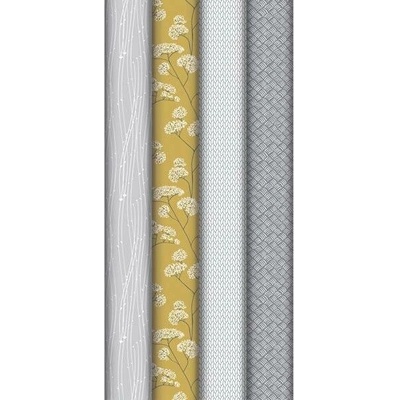 Dárkový balicí papír Cocooning 2 x 0,7 m, mix motivů