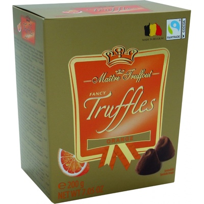 Maitre Truffout gold truffles pomeranč 200 g