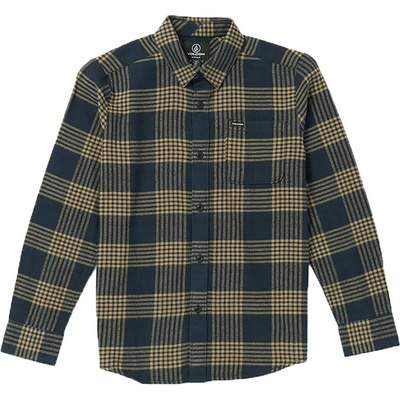 VOLCOM Риза с дълъг ръкав Volcom Caden Plaid Long Sleeve Shirt - Blue