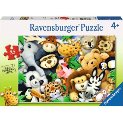 Ravensburger Пъзел Ravensburger от 35 части - Плюшени играчки (8794)