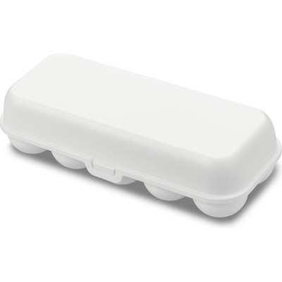 Koziol Vajcia úložný box biela bavlna EGGS TO GO na 10 vajec 28 cm
