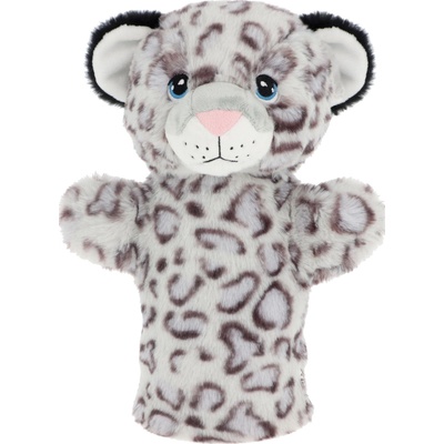 Keel Toys Keeleco maňuška na ruku eko Levhart snežný 27 cm